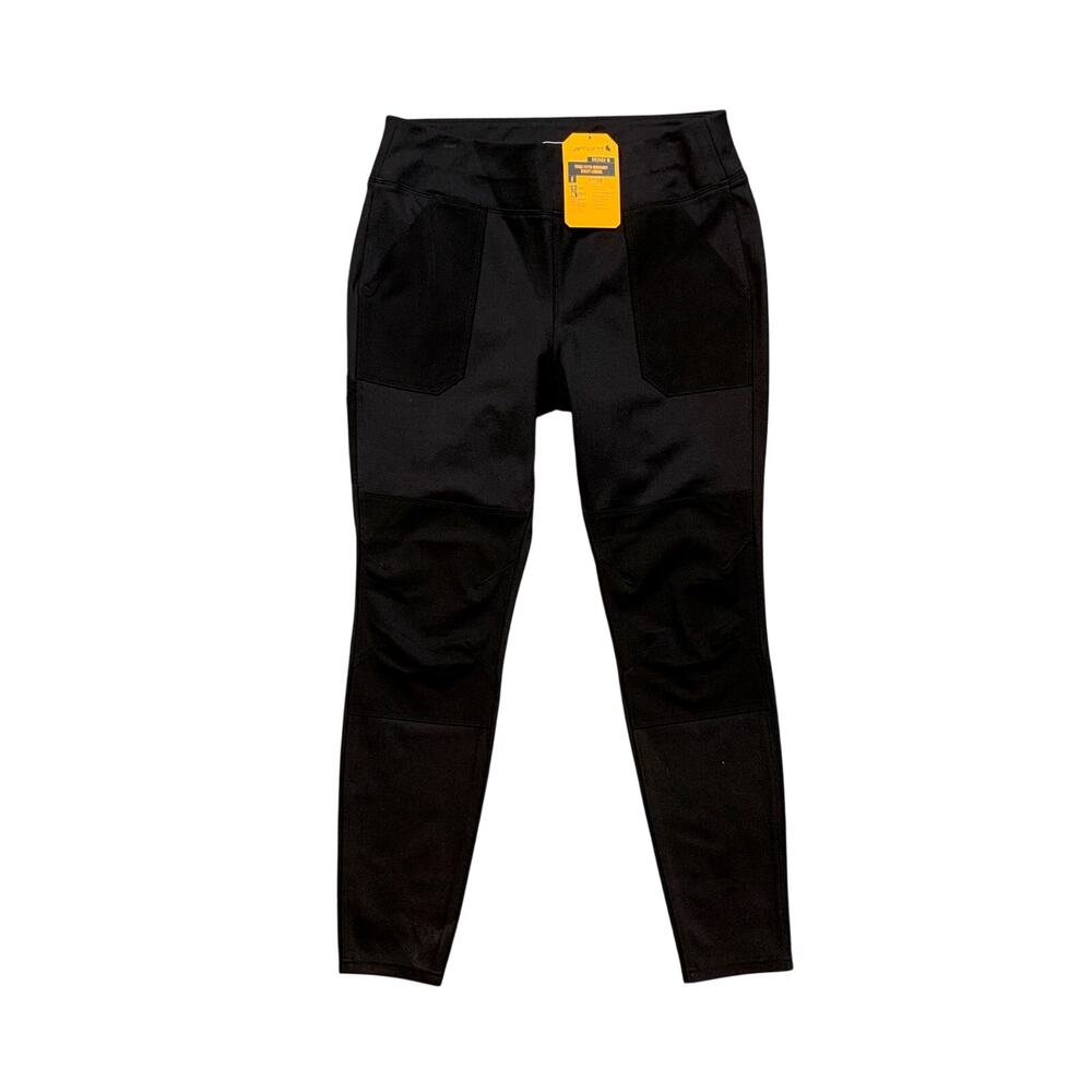 Carhartt Leggings Womens Medium Black Force Fitted Midweight Utility Rugged Flex